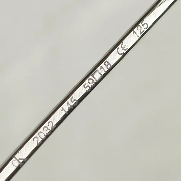 True Vintage Calvin Klein Sunglasses CK 2032 Silver Rare Collectible Frames - Picture 7 of 8